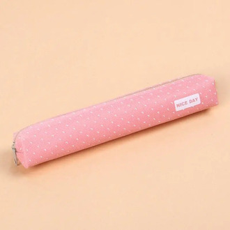 1Pc Kleine Etui Studenten Briefpapier Creatieve Kawaii Pen Opbergtas School Kantoorbenodigdheden Potlood Pouch Cadeaus Voor Kinderen Roze