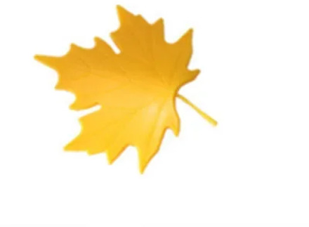 1Pc Kleur Esdoornblad Vorm Siliconen Veiligheid Deurstopper Babykamer Kinderen Slaapkamer Anti-knijp Hand Deurstopper creatieve Blad Home Decor geel