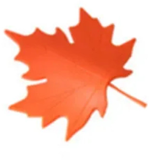 1Pc Kleur Esdoornblad Vorm Siliconen Veiligheid Deurstopper Babykamer Kinderen Slaapkamer Anti-knijp Hand Deurstopper creatieve Blad Home Decor Oranje