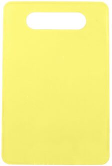 1Pc Kleur Hakblokken Food Grade Plastic Groente Vlees Snijplank Multifunctionele Hakblokken Keuken Accessoires P5 geel
