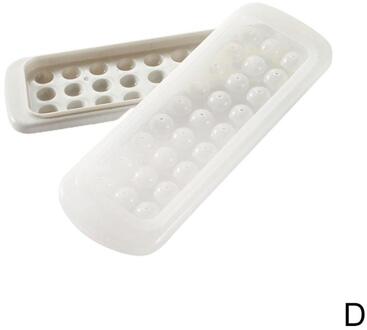 1Pc Kleurrijke Kleine Bal Ice Mold 27 Cellen Ice Tool Tray Party Bar Grade Fruit Maker Pudding Voedsel L4M6 licht grijs