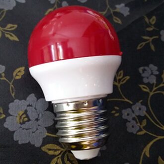 1Pc Kleurrijke Led Lamp 3W Wandlamp Kroonluchter Gloeilamp Bron Ktv Party Kerstboom Decoratie TXTB1 rood