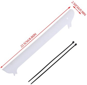 1Pc Kleurrijke Plastic Bike Chain Guard Protector Fietsen Achterbrugbeschermer Zorg Frame Cover Guard Fiets Rijden Onderdelen wit