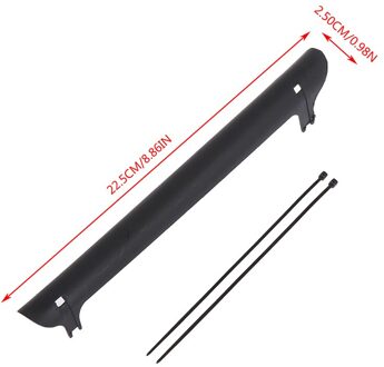 1Pc Kleurrijke Plastic Bike Chain Guard Protector Fietsen Achterbrugbeschermer Zorg Frame Cover Guard Fiets Rijden Onderdelen zwart