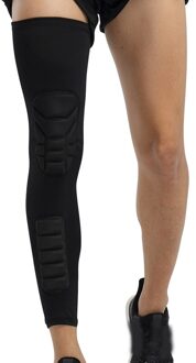 1pc Knie Pad Mouw Lange Ademend Been Protector Beschermhoes Outdoor Fitness Klimmen Basketbal Voetbal Fietsen Sportswe zwart / M