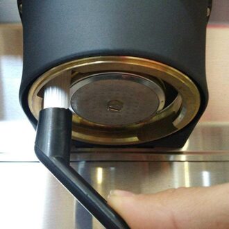 1Pc Koffie Borstel Espressomachine Reinigingsborstel Machine Koffie Vuil Borstel Plastic Handvat Cleaner Gereedschap