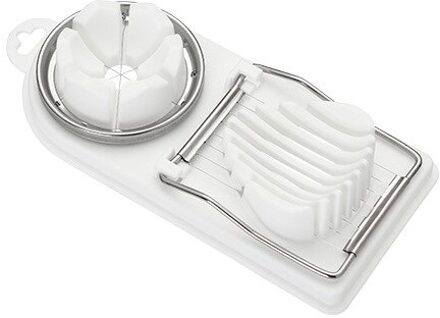 1Pc Koken Gereedschap Twee-In-een Gesneden Multifunctionele Keuken Egg Slicer Sectione Cutter Mold Bloem randen Gadgets Gereedschap roze