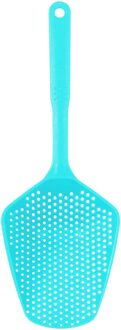 1Pc Koken Schoppen Groente Zeef Scoop Nylon Lepel Afvoer Gadgets Grote Vergiet Soep Filter Keuken Gereedschap Accessoires Blauw