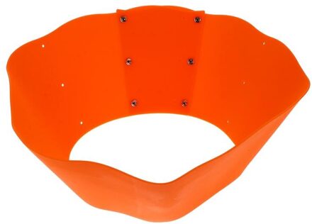 1Pc Koken Splash-Proof Olie Koekenpan Siliconen Diy Verstelbare Beschermende Cover Oranje