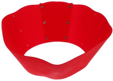 1Pc Koken Splash-Proof Olie Koekenpan Siliconen Diy Verstelbare Beschermende Cover Rood