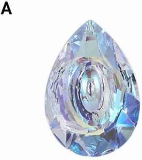 1Pc Kristallen Verlichting Hanger Double-Layer Water Verlichting Hanger Hanger 62Mm Kleur Kroonluchter Onderdelen Diy Thuis bruiloft Decor