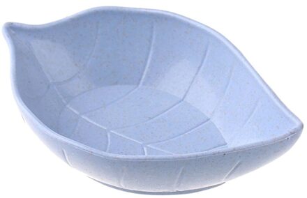 1Pc Kruiden Schotel Tarwe Creatieve Multifunctionele Kruiden Kom Kruiden Mosterd Sojasaus Azijn Kruiden Kom Te schoon Blauw