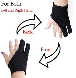 1Pc Kunstenaar Tekening Wanten 2 Vinger Anti-Fouling Handschoen Voor Elke Grafische Tekentablet Art Schilderen Leveringen