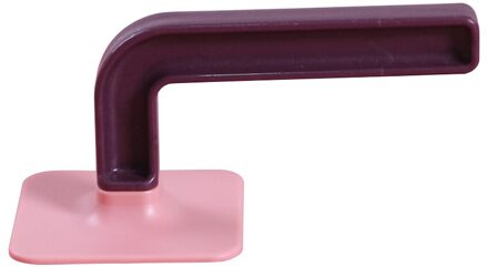 1Pc L-Vorm Haak Zelfklevende Muur Hangers Roll Papier Keuken Pot Deksel Houder Multifunctionele Hoed Rack Toetsen hanger Paars