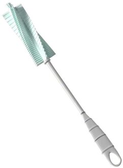 1Pc Lange Handvat Cup Borstel Babyfles Borstel Cleaner Uitloop Cup Glazen Theepot Wassen Cleaning Tool Decontaminatie Schone Borstel blauw