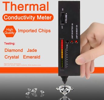 1pc LED Diamond Indicator Test Pen Professional High Accuracy Diamond Tester Gemstone Gem Selector Jewelry Watcher Tool