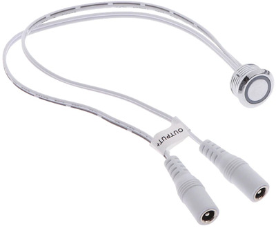 1Pc LED Dimmer For LED Strip Light 12V Touch Button Control Stepless Dimmable Switch