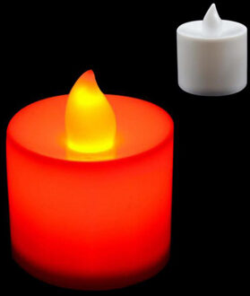 1Pc Led Kaars Licht Multicolor Lamp Simulatie Kleur Vlam Licht Thuis Bruiloft Birthday Party Festival Decoratie Nieuw rood