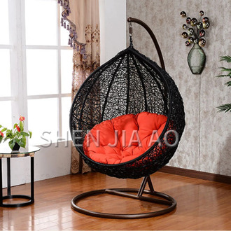 1PC Leisure Hanging Baskets Rattan Hanging Chairs Adult Balcony Rocking Swing Chair Outdoor Garden Wicker Single Hanging Chair