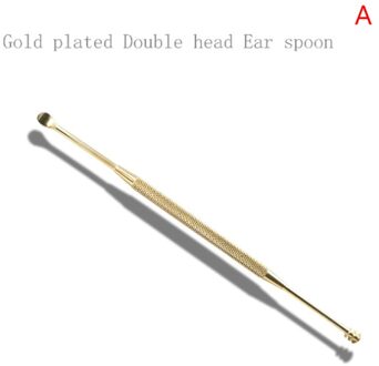 1Pc Lepel Oor Wax Verwijderen Cleaner Oor Tool Multifunctionele Draagbare Double-Ended Rvs Spiraal Oor pick
