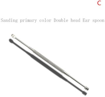 1Pc Lepel Oor Wax Verwijderen Cleaner Oor Tool Multifunctionele Draagbare Double-Ended Rvs Spiraal Oor pick