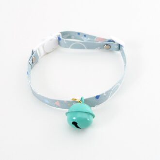 1Pc Leuke Kat Kraag Met Bell Verstelbare Veiligheid Breakaway Kitten Ketting Bloemen Patroon Puppy Halsbanden Met Hanger Huisdier Leverancier