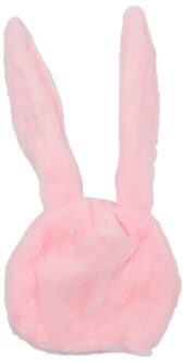 1Pc Leuke Meisjes Hoed Pluche Konijn Bunny Oren Hoed Oorklep Cap Hoofd Warmer Foto Levert Voor Kinderen roze