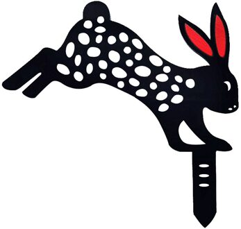 1Pc Leuke Paashaas Ornamenten Acryl Hollow Out Achtertuin Gazon Stakes Yard Art Outdoor Tuin Achtertuin Decoraties