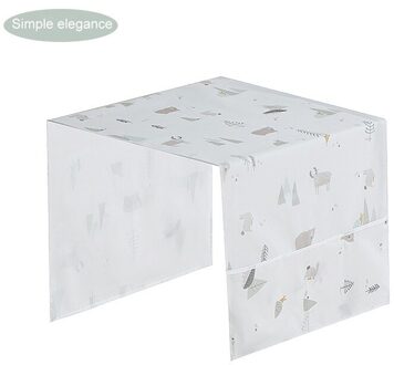 1Pc Leuke Patroon Koelkast Stofkap Waterdicht Stofdicht Dubbelzijdig Opslag Koelkast Top Cover Doek Opknoping Tas