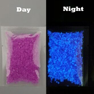 1Pc Lichtgevende Aquarium Zand Glow In The Dark Zand Ornament Decoratieve Zand Aquarium Decoratie Steen Zand Roze Goud blauw Paars