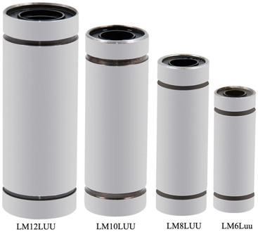 1pc LM6LUU LM8LUU LM10LUU LM12LUU Linear Ball Bearing Bushing For 3D Printer Extended Linear Ball Bearing 3D Printer Parts