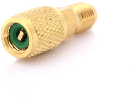 1Pc Lucht Koeling Opladen Adapter Slangen Messing Meters Kogelkranen R12 R134A Klep Gereedschap