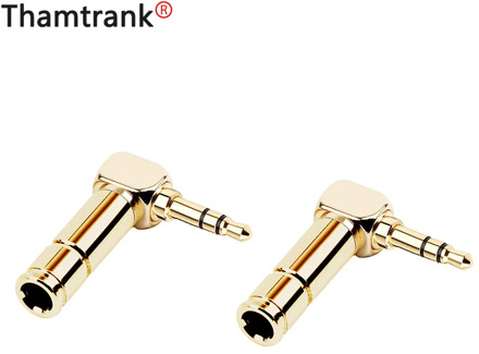 1PC Luxury Jack 3.5mm Right Angle Earphone plug 3Pole Gold-plated Wire Connector Fit for 6mm Cable DIY Play Aluminum alloy tube