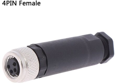 1Pc M8 3pin 4 Pin Sensor Connector Waterdichte Mannelijke & Vrouwelijke Plug Rechte Hoek Schroefdraad Koppeling