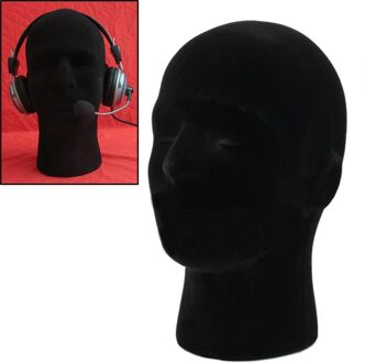 1Pc Man Styrofoam Foam Mannequin Oefenpop Head Model Pruiken Bril Cap Display Stand