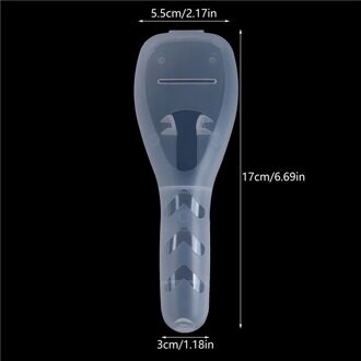 1Pc Mannen Scheermes Doos Scheren Machine Reizen Draagbare Razors Trimmer Box Case 17*6*3.5Cm