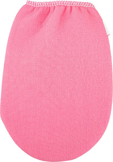 1Pc Marokkaanse Hammam Exfoliërende Mitt Kessa Scrub Handschoen Voorbereiding Duurzaam Douche Scrub Handschoenen Body Facial Tan Massage Mitt B roze