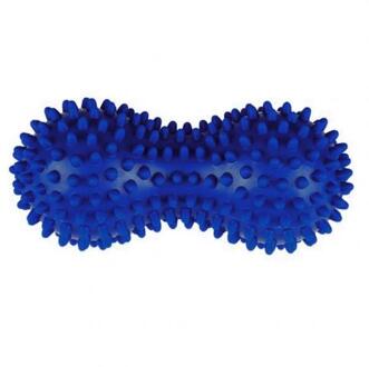 1Pc Massage Yoga Fitness Bal Verlichten Body Stress Pvc Voet Spiky Muscle Massager Bal Voet Pinda Vorm Massage Tool Blauw