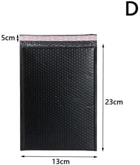 1Pc Matte Co-Geëxtrudeerde Film Bubble Envelop Tas Brief Papier Mailing Bag Self Afdichting Anti-Val Envelop studenten Kantoorbenodigdheden zwart 13x23