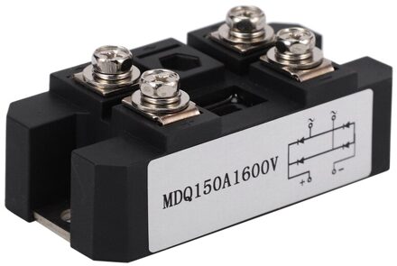 1Pc Mdq 150A-1600V Zwart Eenfase Diode Brug Gelijkrichter 150A Amp High Power 1600V