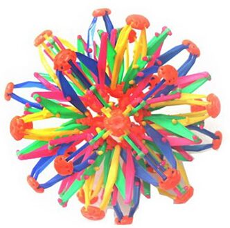 1Pc Meerdere Kleur Bol Kleuterschool Ring Stretch Uitbreiding Ball Speelgoed Baby Gooien Bal Stretching Krimpen Bal 3