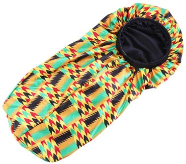 1Pc Meisje Douchen Cap 2-Layer Slaap Cap Schoonheid Cap Comfortabele Slaapmutsje geel