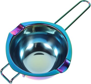 1Pc Melting Pot Roestvrij Staal Smelten Kom Chocolade Verwarming Pot Keuken Tool kleurrijk