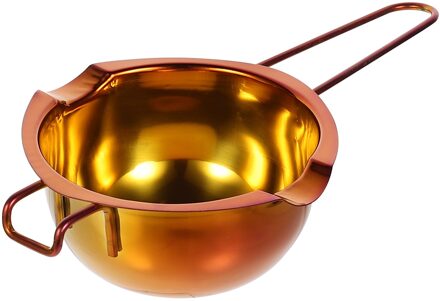 1Pc Melting Pot Roestvrij Staal Smelten Kom Chocolade Verwarming Pot Keuken Tool rood