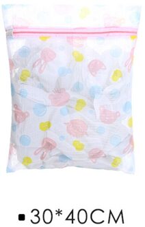 1Pc Mesh Waszak Polyester Wasserij Wassen Tassen Grof Netto Wasmand Tassen Wassen Machines Mesh Beha Opslag tas 30x40 A
