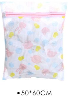 1Pc Mesh Waszak Polyester Wasserij Wassen Tassen Grof Netto Wasmand Tassen Wassen Machines Mesh Beha Opslag tas 50x60 A