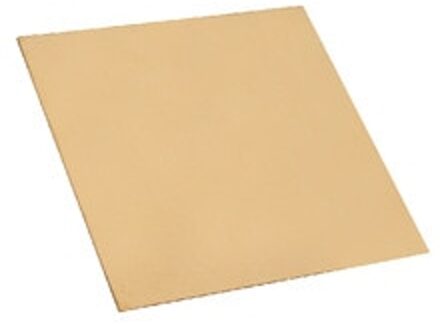 1Pc Messing Metalen Dunne Vel Folie Plaat Shim Dikke 0.5Mm 0.8Mm 1Mm 2Mm 100X100mm