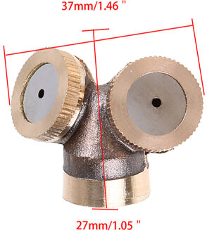 1Pc Messing Mist Verneveling Nozzle Connectors Tuin Water Irrigatie Sprinkler Fittings Micro Gat Draad Waterkoeling Drip Spuit stijl 5