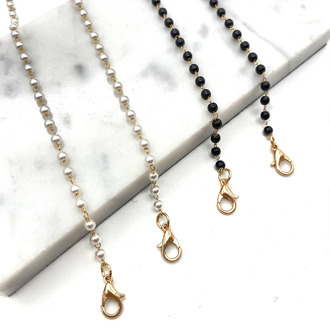 1PC Metal Mask Chain Mask Hanging Rope Necklace Face Mask Lanyard Mask Glasses Holder Adjustable Mask Hooks Glasses Organizer