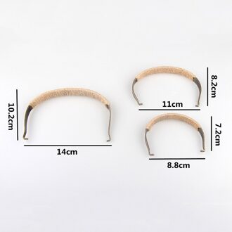 1Pc Metalen Handvat Met Hennep Touw Diy Theepot Thee Set Handvatten Vervanging Accessoires 4 klein